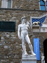 A copy of Michelangelo's 'David'